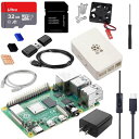 Vesiri Raspberry Pi 4B Starter Kit技適取得済 Raspberry Pi 4 Model B(RAM 4GB)/ラズベリーパイ4B/32GBのMicroSDカード/5V 3A USB-Type-C ON/OFFスイッチ付き電源アダプター/Micro HDMIケーブルライン/CAT6ネットケーブル