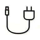 Aoouik 充電コーナー Charge 充電エリア ピクトグラム 案内表示 サイ ンプレート マットブラック(充電コーナー)