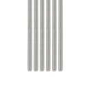 DTGN M5x0.8x90mm(DxPxL) 全ねじロッド - 6個入り - 機械用 - 304ステンレス鋼 右ねじロッド バースタッド - シルバー
