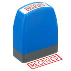 PATIKIL スタンプセルフインク 切手 自印 赤インキ オフィス用切手 プレプリント メッセージ 切手 商業用切手 スタイル1 ブルー