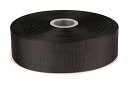 Fondersy グログランリボン 横長50mm 縦長91M 花束 ギフト ラッピング #ブラック