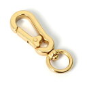 真鍮 キーホルダー 1個入り 回転カン レバー ストラップ フック ナスカン 回転式 金具 アクセサリーパーツ ハンドメイド 手芸DIY材料
