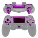 eXtremeRate プレイステーション4コントローラーに対応用D-pad R1 L1 R2 L2トリガータッチパッドアクションホームシェアオプションボタン、...