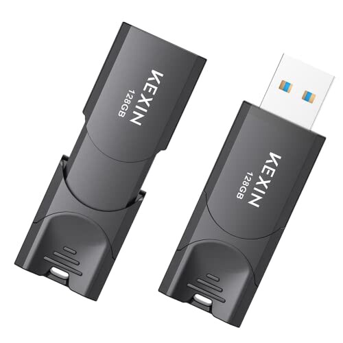 KEXIN USB 128GB USB3.0 Zbg USB3.2(Gen1)/3.1(Gen 1) tbVhCu f[^] ǎő110MB/b tbV USB[XeBbN XCh Windows PCɑΉ 