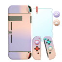 スイッチ対応 Switch専用保護ケース 分離式 ジョイコンカバー 硬質ケース ジョイコンススティックキャップ付き スクリーンフィルター付き Nintend...