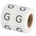 PATIKIL レターG在庫ラベル 1