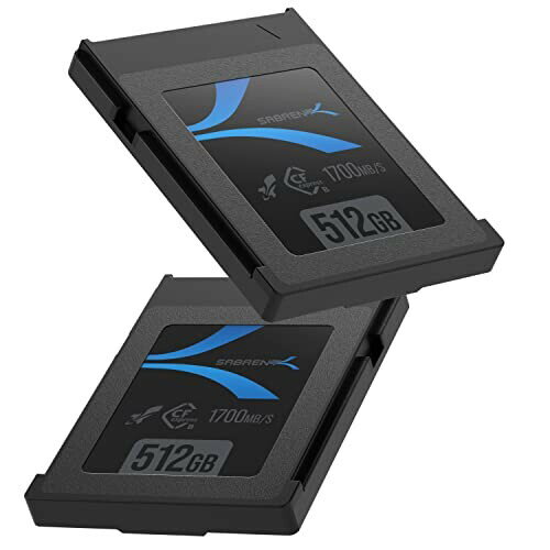 SABRENT CFexpress Type-B 512GB (2x512GB)[J[hAPS5EPS4EPCEm[gp\Ȓ̃foCXōő1700 MB/b̍]iCF-XTBT-512X2j