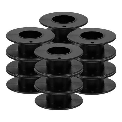 OSALADI ミシン用ボビン 12個セット ポータブル 空スプール 大型ボビン 糸アクセサリー コンパクト収納..