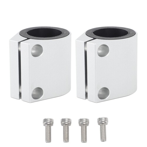 高温エキゾーストパイプクランプ 2個 1IN スリーブクランプバンド バットジョイント エキゾーストスリーブクランプバンド Banshee 1987-2006用 強力な接続用アルミニウムクランプ クワッド