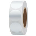 Hybsk カラーシール 1000枚 丸シール 25mm シール 丸 8色ラベル 書類袋のオフィス用品オフィス用 ラベルシール 丸(銀)