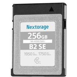 Nextorage ネクストレージ 国内メーカー 256GB CFexpress Type B メモリーカード NX-B2SEシリーズ 最大読み出し速度1950MB/s 最大書き込み速度1750MB/s メーカー5年保証 NX-B2SE256G/INE