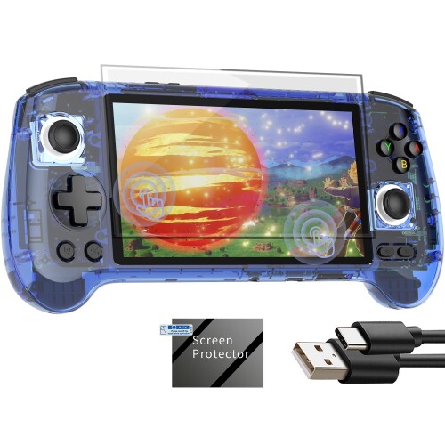 ANBERNIC RG556 android 13 ゲーム機 ポータブルゲーム機 5G WiFi 4.2 Bluetooth クラシックゲーム 5.48インチI...