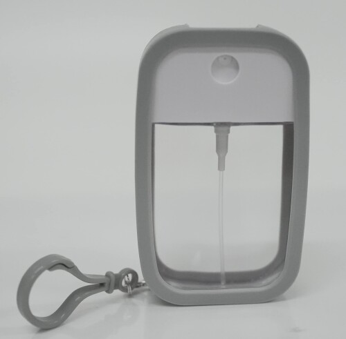 ノーブランド ポータブルスプレーボトル スプレーボトル 無地 グレー 詰め替え容器 グレー スプレーボトル