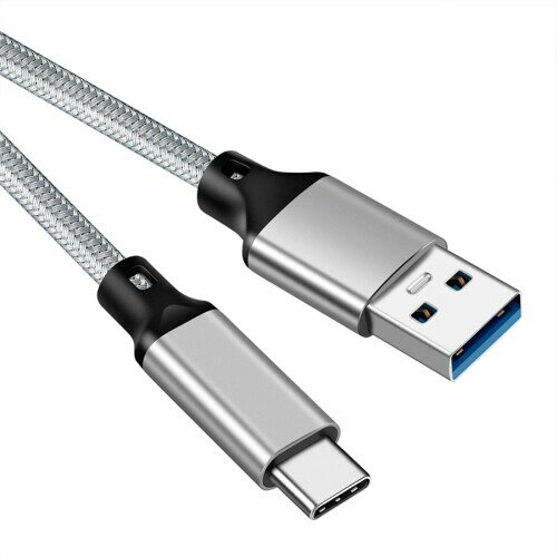 USB Type C P[u 0.3m USB-A to USB-C 10Gbpsf[^] USB3.1 Gen2 P[u 60Wi3A/20Vj}[d ^Cvc [dP[u iPhone15V[Y[dP[u Sony Xperia/Samsung/Asus Zenfone/Arrows/PS5Rg