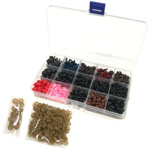 オーディオファンさし目 ぬいぐるみ 目 約752個入り 差し目 動物 手芸 め パーツ 目玉 さし目 ドールア..