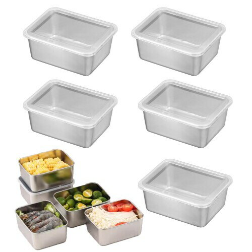 角型 バット深型角型バット 保存容器 ふた付き ステンレス製 省スペースで使える 食材の小分け 下ごし..