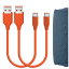 Geekria ť֥ ߴ Type-C ť USB to USB-C ӡ JBL GO 4, CLIP5, Pulse 5, Pulse 4, Flip 6, Flip 5, Clip 4, Charge 4 б ʥ/ 30cm 2ġ