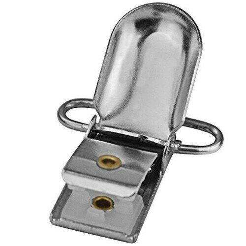 HJ サスペンダー クリップ 金具 手芸 手作り メタル メンズ レディース おしゃれ (20pcs)