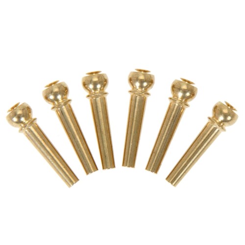 SaveSooo 真鍮 ブラス 6個入 ピン抜き ブリッジピン ギター用 交換 アコギ 真鍮製 ブリッジピン抜き ブリッジピン アクセサリー 気軽に交換