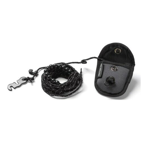 物干しロープ ブラック 300CM 多機能ロープ 旅行用洗濯用品 アウトドア キャンプ 旅行用洗濯 屋内 防風..