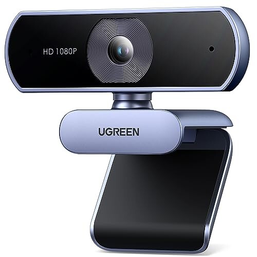 UGREEN ウェブカメラ USB Webカメラ フルHD 1080P 200万画素 マイク内蔵 自動光補正 85°超広視野角 PC カメラ クリップ/スタンド式 Windows 7/8/8.1/10/11 Mac OS Zoom/Teams/Skype/ライブ配信用 在宅勤務・授