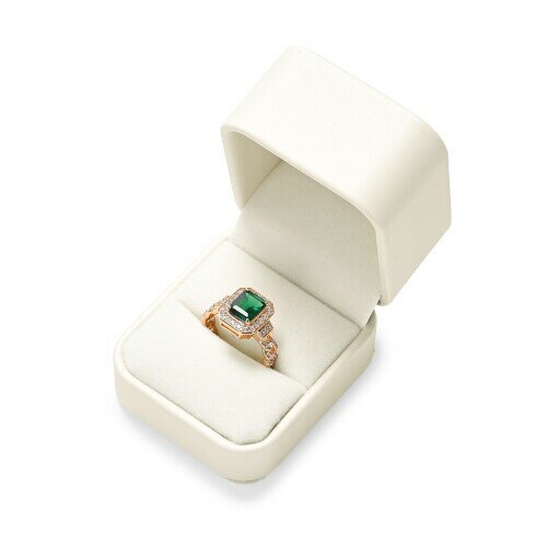 Papten 指輪ケース プロポーズ リングケース 持ち運び ミニ PUレザー 1個用 記念日 婚約指輪 プレゼントなどに適当 H16001 (ベージュ)