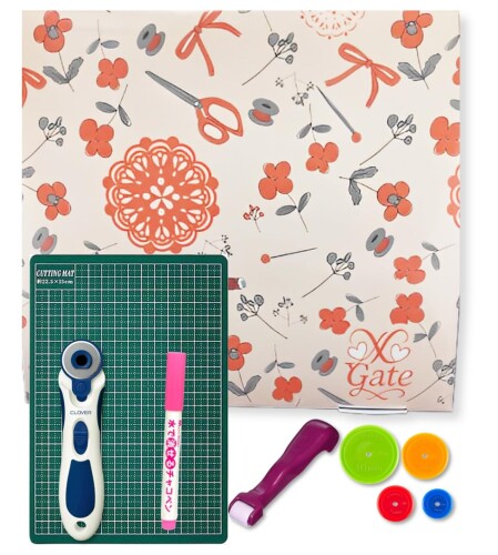 チャコペン/コロコロオープナー/ぬいしろライナー/ロータリーカッター/カッティングマット