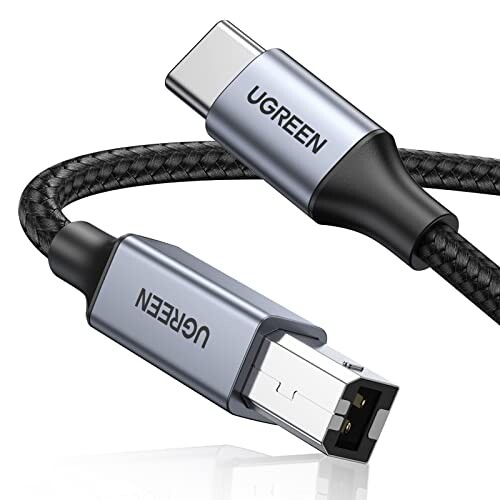 UGREEN USB B to C v^[P[u USBP[u Type-C to Type-B P[u ϋv I[fBIDAC ~LT[ MIDIL[{[h dqsAm DJRg[ v^[ X Li[ FAX}VȂǂ