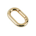 4個 長円形カラビナ/楕円カラビナ/オーバルカラビナ セット フック/リングフック キーホルダー/アクセサリーパーツ 接続バックル修理 バッグチェーン (2.5...
