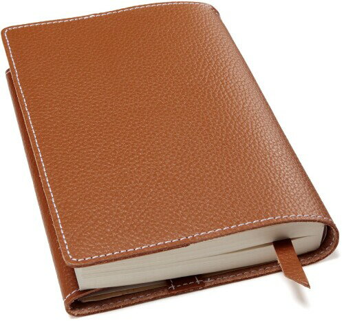 ブックカバー 文庫本サイズ 本革 A6 シュリンクレザー 文庫本カバー (キャメル)