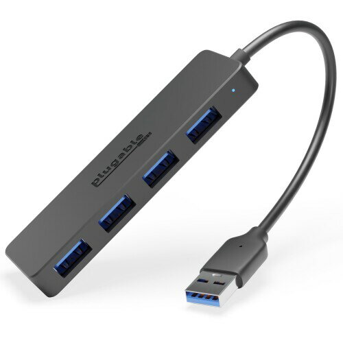 Plugable USB 3.0 nu 4 |[g Windows PC Surface Pro Chromebook Linux Android Ŏgp\, [dɂ͔Ή