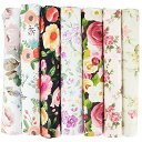 siawadeky 花柄 パッチワーク布 7枚セット 生地 綿 カットクロス 可愛い はぎれ 布セット 花柄プリント 縫う手作り DIY 裁縫 ハンドメイド 手...
