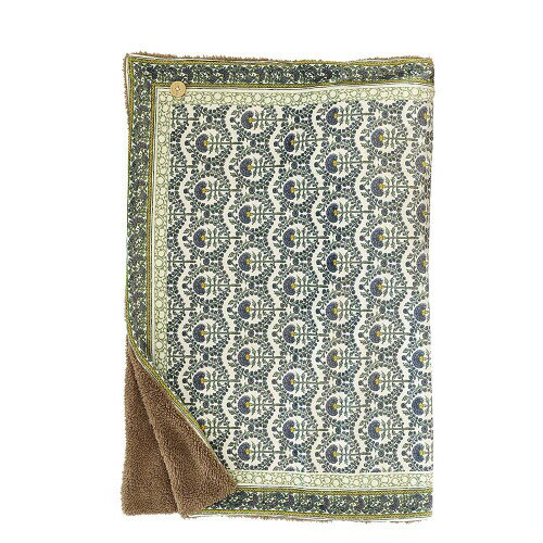 着る毛布 ブランケット ひざ掛け 肩掛け 腰巻き 3WAY ボタン付 100×70cm グレー