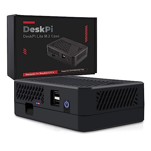 GeeekPi DeskPi Lite NAS エンクロージャ ボックス内容: 1×DeskPi Lite NASケース 1 x M.2 - SATA SSD アダプターボード 1×USB3.1コネクタ 1×取扱説明書 2 x M2x7+6mm 銅柱 (ヒートシンク固定用) 6 x M2x7+4mm 銅柱 (M.2 SATA SSD アダプターボードの固定用) 6 x M2x10+4mm 銅ピラー (DeskPi Lite ドーターボード固定用) 6 x M2x12 黒長ネジ (ケース全体の固定用) 4×サーマルパッド 製品の特徴: ABSケース M.2 SATA SSD 拡張ボード 冷却ヒートシンク PWM信号制御ファン 調整可能なファン速度 効率的なエアフロー 簡単インストール M.2 SATA SSD B-KEYのみをサポート GPIO 防塵ゴムカバー 互換性: Raspberry Pi 4Bのみ 商品コード57064713866商品名GeeekPi DeskPi Lite NAS エンクロージャ型番DP-0020※他モールでも併売しているため、タイミングによって在庫切れの可能性がございます。その際は、別途ご連絡させていただきます。※他モールでも併売しているため、タイミングによって在庫切れの可能性がございます。その際は、別途ご連絡させていただきます。