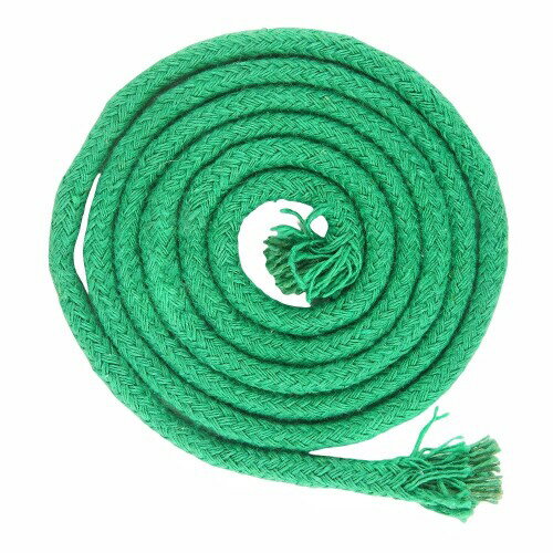 ILLIDAN 綿ロープ 太さ 4mm/6mm 長さ 10M 汎用 ロープ 柔らか 太い 天然 コットンロープ 手作り インテリア 飾り 手芸用 DIY 綿 (6mm/10M ダークグリーン)