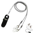 KALOLINNA 補聴器 ストラップ 落下防止ストラップ 補聴器クリップ 簡単な固定 軽量 伸縮性ループ ずれ落ち防止 補聴器 集音器 高齢者 補聴器アクセサ...