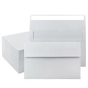 VANRA 封筒 ホワイト 白封筒 横型 レターセット テープ付き 22.2×14.6cm 封筒 150枚セットミニ封筒 招待状封筒 無地 メッセージカード用封...