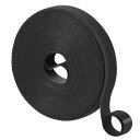 ケーブルバンド マジック結束バンド 黒 幅20mm×長さ15M 超ロング ケーブル結束バンド コード まとめる 結束テープ ケーブルタイ マジックテープ ベルクロテープ 配線 コード 整理 収納用