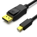 BENFEI 1.8m Mini DisplayPort-DisplayPortケーブル 4K @ 60Hz 2K @ 144Hz Mini DP（Thunderbolt2 互換）-DP ケーブル（オス-オス）金メッキコード