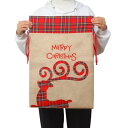 CINECE クリスマス ラッピング ギフト 袋 巾着 バッグ 55×38CM 超 特大 麻布 雑貨 収納 プレゼントパーティー 飾り 用 包装 包む 休日 リ...