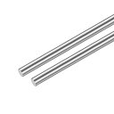 DMiotech 2本入り 300mmx8mm 304 ステンレス鋼製ロッド 旋盤用バーストック DIYクラフト 飛行機模型 船模型 車模型用