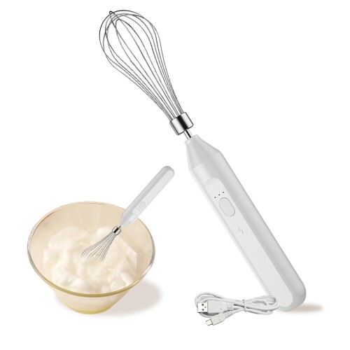 Aseech泡立て器 電動 小型 軽量小型サイズ泡立て器 コードレス 3段階切替 お手入れ簡単 電源コード 離..