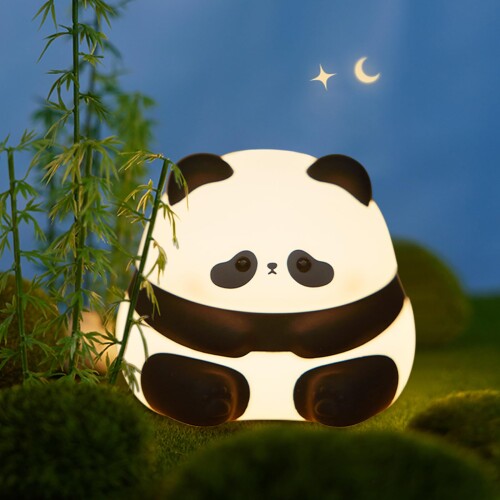 YzzYzz ナイトライト パンダ 室内 ベッドサイドランプ 授乳ライト シリコンライト かわいいライト LED ..