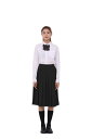 (YIWASTAR) プリーツスカート 蝶結び付き 上品38/45/50/55/60/65/70/85CM (S-5XL) スライド式のウエストアジャスター 制服 高校生 セーラー服スカート コスプレ スクール ハロウィン ロングプリーツ