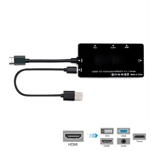 JSER CY HDMI - VGA I[fBI HDMI DVI A_v^[ }`|[g Xvb^[ Ro[^[ 4C1 hO PS3 HDTV PC j^[ vWFN^[Ή