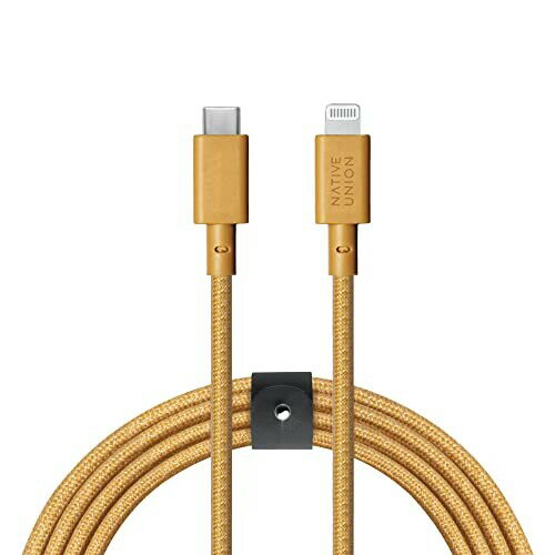 NATIVE UNION (lCeBujI) Belt Cable USB-C to CgjO f[^ }[dP[u (MFiF) iPhone/iPadΉ (3[g) (Kraft)