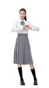 (YIWASTAR) プリーツスカート 蝶結び付き 上品38/45/50/55/60/65/70/85CM (S-5XL) スライド式のウエストアジャスター 制服 高校生 セーラー服スカート コスプレ スクール ハロウィン ロングプリーツ