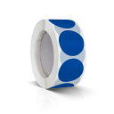 カラーラベル 丸型 25mm 青色 丸シール500枚入 ステッカー ラベルシール