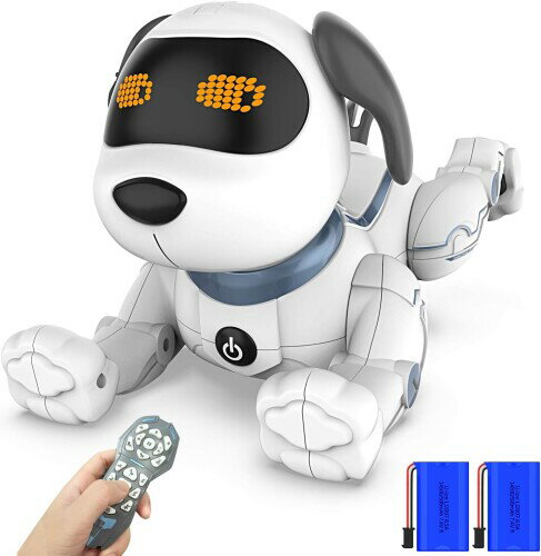 okk 犬型ロボット 電子ペット 子供おもちゃ 音声制御 吠える プログラミング 男の子 女の子 誕生日プレゼント 癒やしい 子ども用電動ロボット 一人暮らし家族 贈り物 年寄り付き添う ?【多機能 犬のおもちゃ】OKK犬型ロボットは、さまざまなスタントを行うことができます。ミルク犬の声でほえるのがとてもかわいい。ロボット犬は3つの異なる音楽を演奏し、音楽に合わせて踊ることができます。犬型ロボットに挨拶、お座り、吠え、甘え、歩くなどのアクションをさせることもできます。リモコンを使えば、ロボット犬を遠隔操作してさまざまなアクションをさせることができる, 屋内でも屋外でも遊ベる家庭用ロボットおもちゃとして最適です。 ?【プレゼントとして一番オススメ】 多機能で操作簡単です。お子様からお年寄りまで、誰でもすぐに操作することがでます。ペット犬が大好きですが、いろいろな理由で、家でペットを飼うことができない時、とても残念に思いませんか。それでは、この電子ペット犬に付き添ってもらいましょう。安全、無毒のABS素材で作られています。 子供、お孫様への誕生日、入学祝い、新学期、子供の日、ハロウィン、クリスマス、お正月など様々な祝日に最適です!一人暮らしのお年寄りへのプレゼントにも大活躍! ?【タッチ・プログラム機能付き】可愛いロボット犬はタッチセンサー搭載し、リモコンのタッチボタンを押すと、あごをなでると反応します。簡易プログラムされることもできます。リモコンの下の設定ボタンを押すと、お好みに合わせてロボットの活働モードを設定することができます。例えば、走る-甘える-腕立て伏せ-逆立ち-お座り-挨拶の順番で設定したら、もう一度設定キーを押して、犬はこの手順に一度相応の動作をします,これは子供の創造性を刺激するだけでなく、楽しみを大幅に増やします。 ?【音声も制御可能】このロボット犬 おもちゃは英語で指示を出します(SitDown、SayHello、HandStand…)など、子供にも簡単な英語を練習させ、英語のセンスを身につけることもできます。 おうち時間がもっと楽しくなりそう!もう寂しくない!本体はUSB充電でき、2つバデリー付き、バッテリーは1個がロボット犬に装着され、1個がパッケージに収められています,電池交換が簡単にできるドライバーを装備,外に遊びに行っても、バッテリー不足の心配はない。充電時間:2時間、使用時間:60-90分ぐらいです。リモコンは乾電池2本(別売)が必要です。 ?【精練なデザイン】可愛いな犬の外観と美しいLEDライトを組み合わせると、ロボット犬がより受け入れられやすく、より癒される。音楽に合わせてダンスをしたり♪盛り上げることもできる賢いワンちゃんです。初めて使用する際は、バッテリーを十分に充電してからご使用ください。万が一受け取った商品不具合がある、または、ご質問がある場合,「注文履歴」から「出品者に連絡」から弊社にご連絡をお願いいたします。こちらが出来るだけお客様に満足のサービスを提供いたします。 商品コード57069007927商品名okk 犬型ロボット 電子ペット 子供おもちゃ 音声制御 吠える プログラミング 男の子 女の子 誕生日プレゼント 癒やしい 子ども用電動ロボット 一人暮らし家族 贈り物 年寄り付き添うサイズM-1※他モールでも併売しているため、タイミングによって在庫切れの可能性がございます。その際は、別途ご連絡させていただきます。※他モールでも併売しているため、タイミングによって在庫切れの可能性がございます。その際は、別途ご連絡させていただきます。