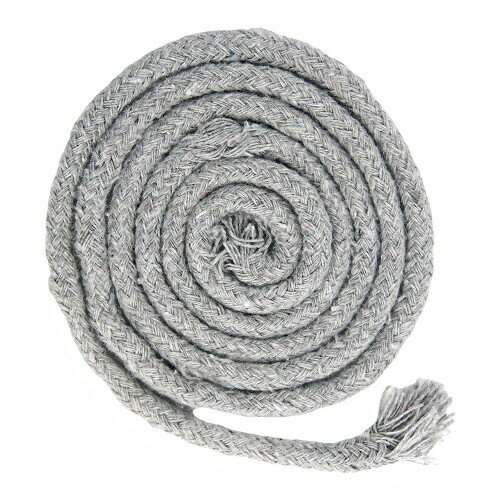 ILLIDAN 綿ロープ 太さ 4mm/6mm 長さ 10M 汎用 ロープ 柔らか 太い 天然 コットンロープ 手作り インテリア 飾り 手芸用 DIY 綿 (6mm/10M グレー)